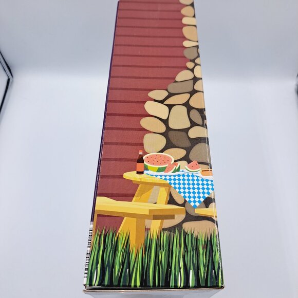 BBQ Cookout Cat or Small Pet House with Cardboard Scratching Boards - Picture 5 of 6